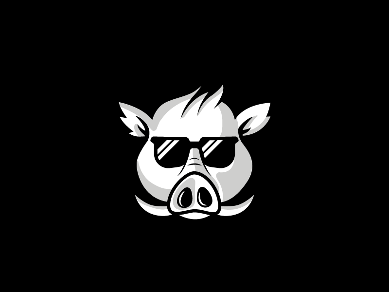 Hog Face Logo - I Cascinari by Leo Vela ( Muan )