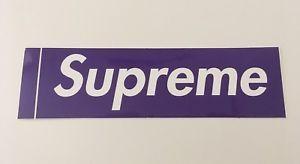 Purple Supreme Box Logo - Supreme Three 6 Mafia Purple Box Logo Sticker 100% Authentic