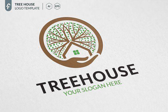 Tree House Logo - Tree House Logo ~ Logo Templates ~ Creative Market