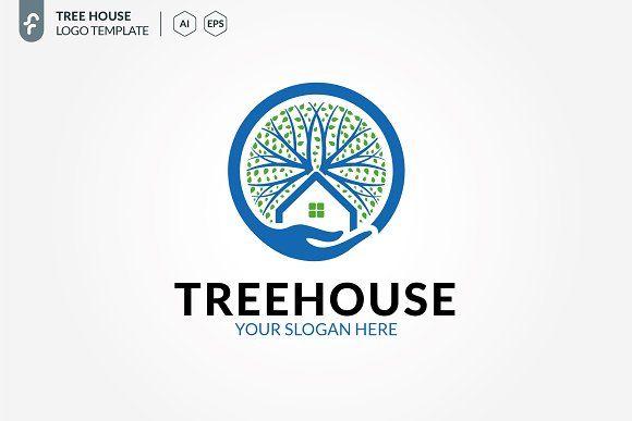Treehouse Logo - Tree House Logo Logo Templates Creative Market
