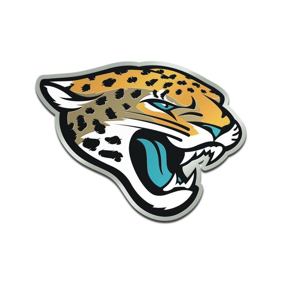Jaguars Logo - Jacksonville Jaguars Metallic Freeform Logo Auto Emblem
