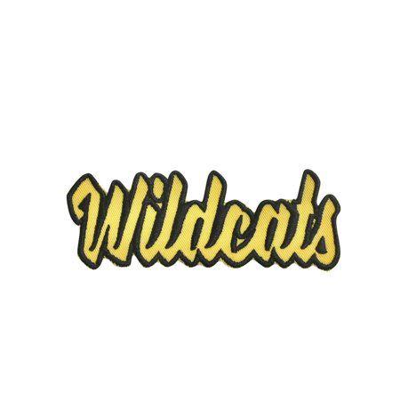 Black and Yellow Wildcats Logo - Wildcats Black Mascot