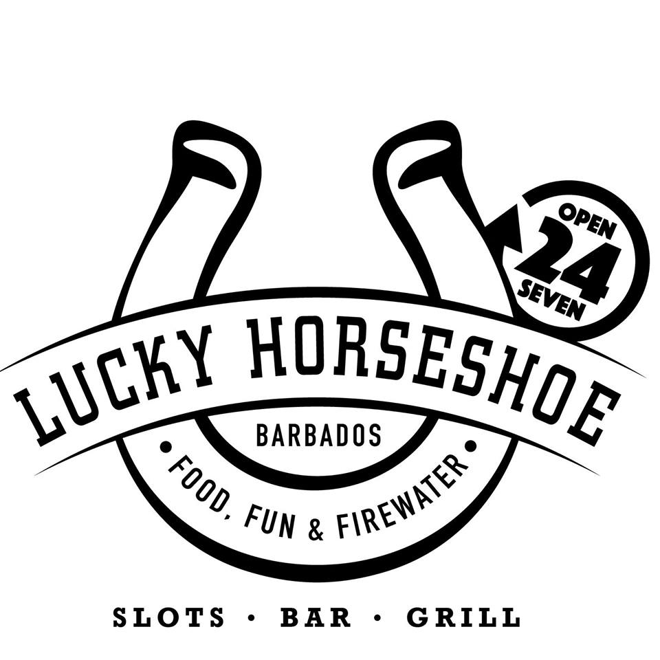 Lucky Horse Shoe Logo - Lucky Horseshoe Bagatelle Restaurant Venue - Totally Barbados
