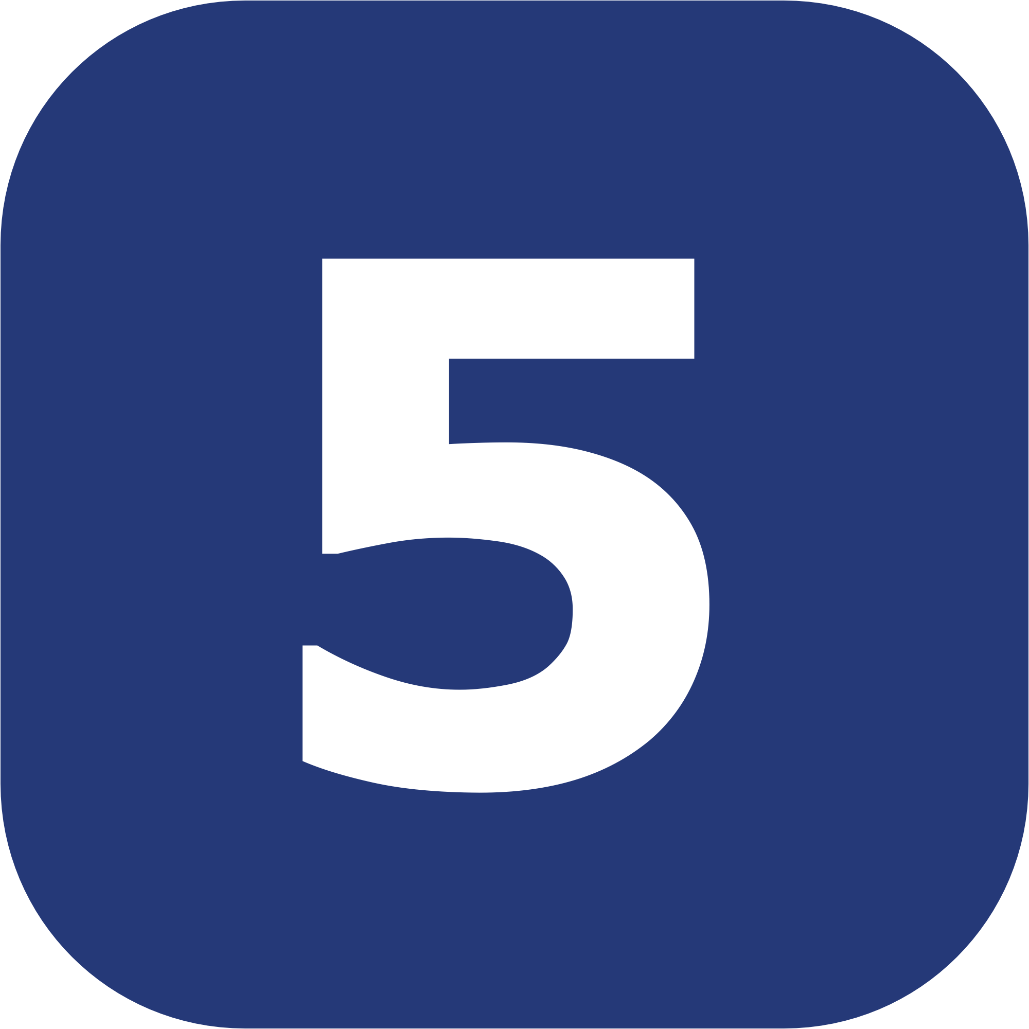 Blue Number 5 Logo - Number 5 PNG image free download