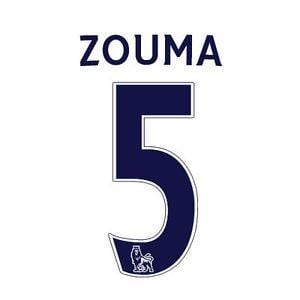 Blue Number 5 Logo - 17 ; PS PRO PLAYER SIZE BLUE; ZOUMA 5 / = ADULTS