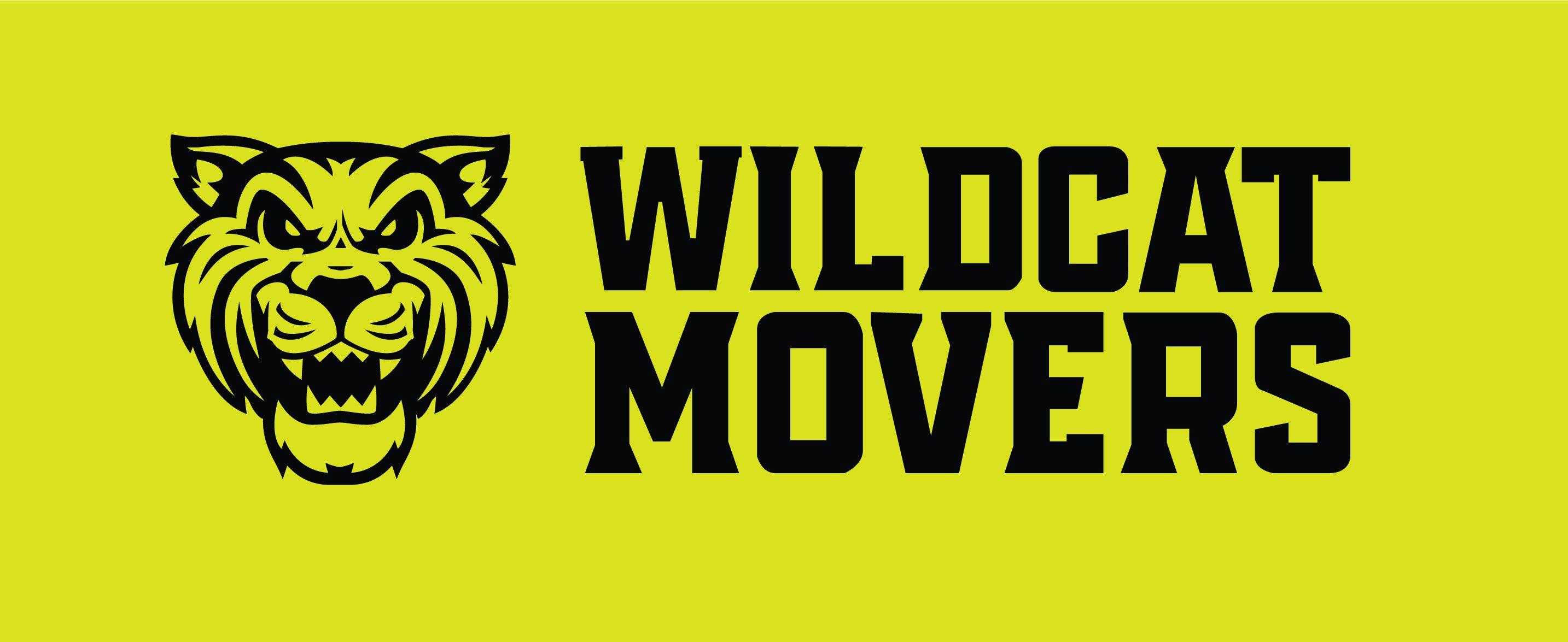 Black and Yellow Wildcats Logo - Wildcat Movers. Free Quote. Moving Company Estimate