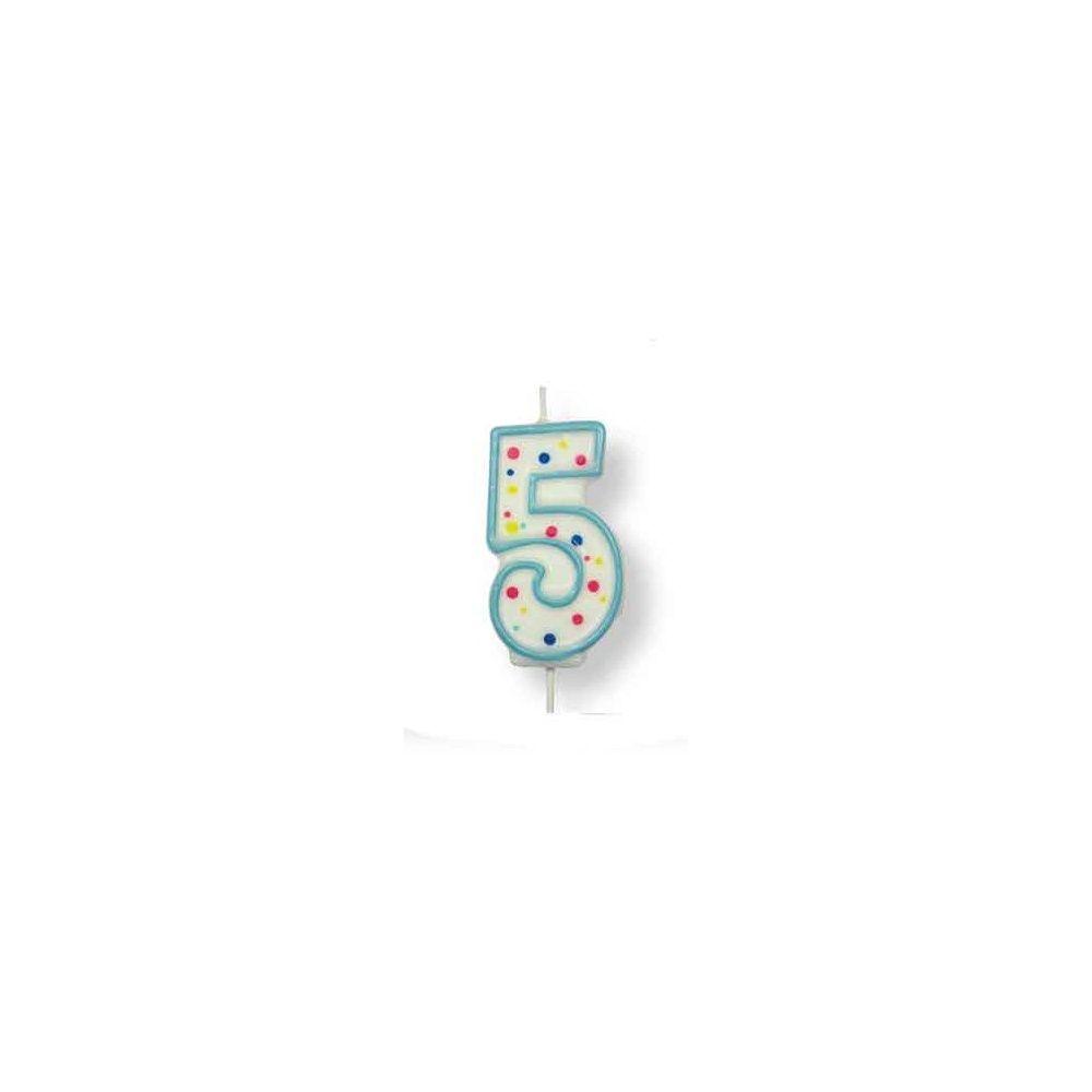 Blue Number 5 Logo - PME Large Blue Number 5 Candle (2.5'') - Non Edibles from Fabricake ...