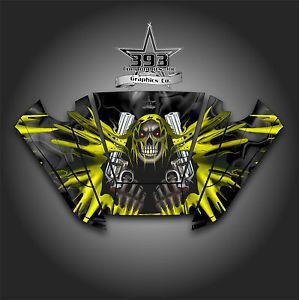 Black and Yellow Wildcats Logo - Arctic Cat Wildcat Trail Graphic Decal Kit Wrap Hood Unleashed Black