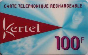 Red Triangle Face Logo - Phonecard: Red Triangle (Kertel, France) (Red Triangle) Col:FR PRE