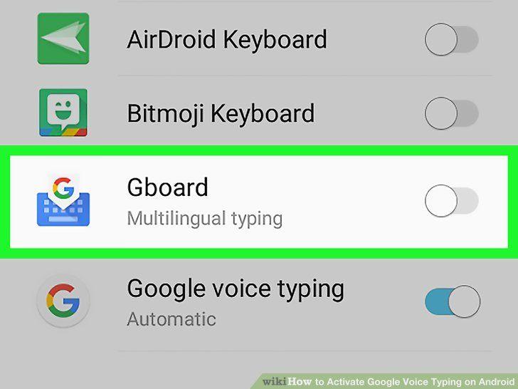 Google Voice Text Logo - How to Activate Google Voice Typing on Android (with Picture)