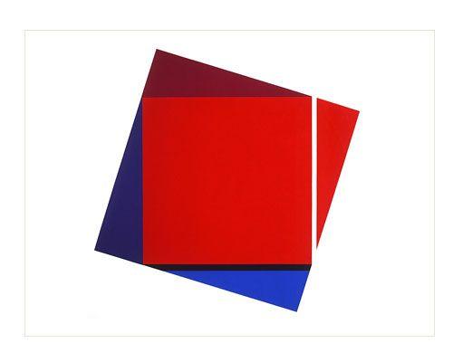 Blue Tilted Square Logo - tilted squares - Peter Hedegaard