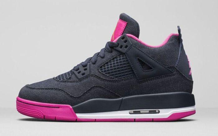 Girl Air Jordan Logo - New Air Jordan 4 Girls' Colorway Drops Saturday – Footwear News