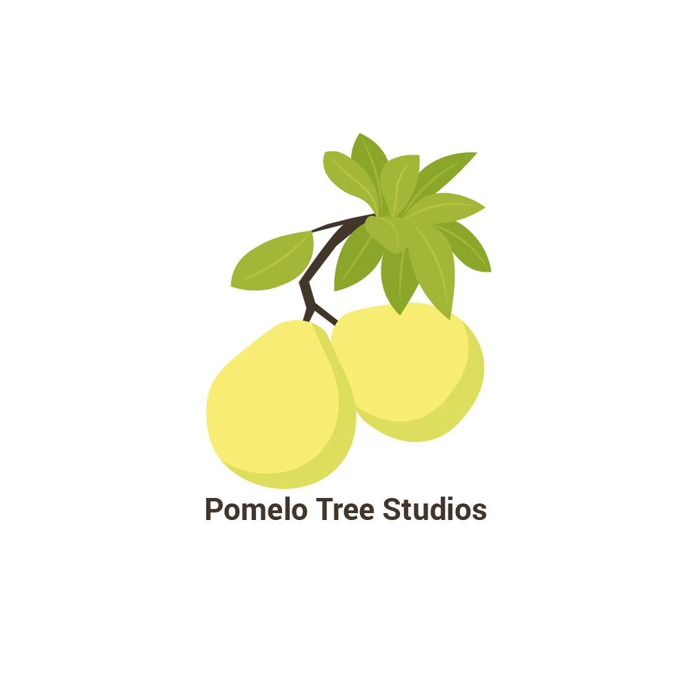 Yellow Fruit Company Logo - Modern, Elegant, It Company Logo Design for Pomelo Tree Studios