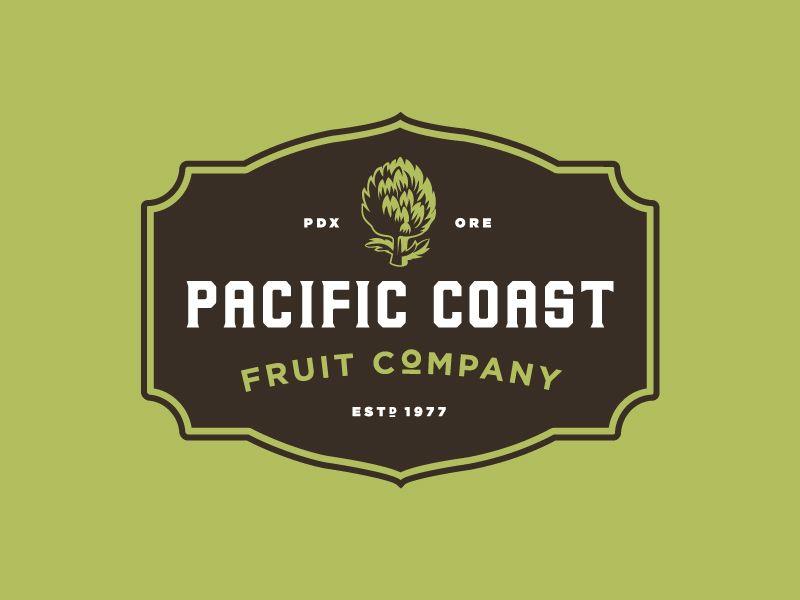 Yellow Fruit Company Logo - Pacific Coast Fruit Company