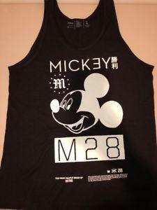 Cool Neff Logo - Neff Mickey Mouse Tank Top Mens Large Black White Sleeveless Summer