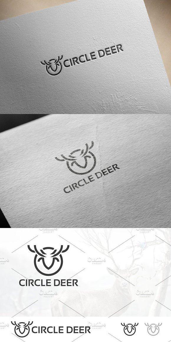 Abstract Red Gray Logo - Abstract Outline Deer Logo. Wildlife Design. Outline, Logos, Deer