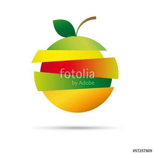 Yellow Fruit Company Logo - Fresh Fruit Vector Company Logo
