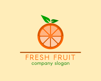 Yellow Fruit Company Logo - Fresh Fruit Designed