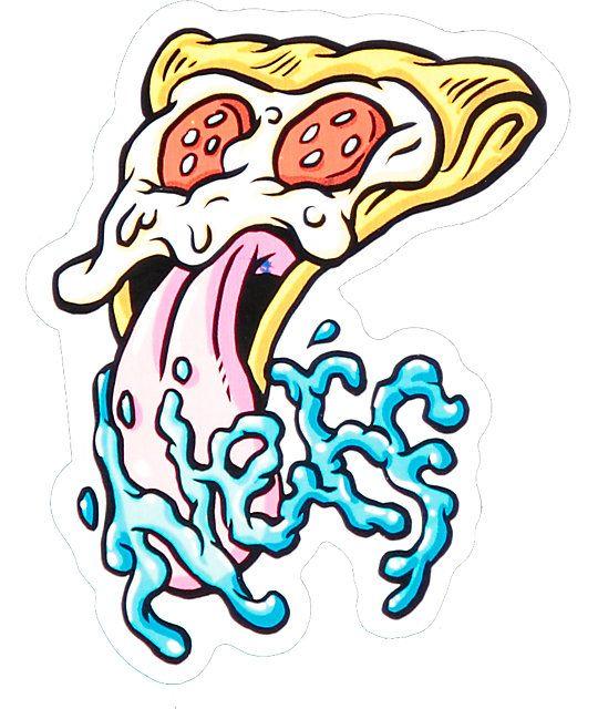 Zumiez Neff Logo - Neff Pizza Monster Sticker | Zumiez