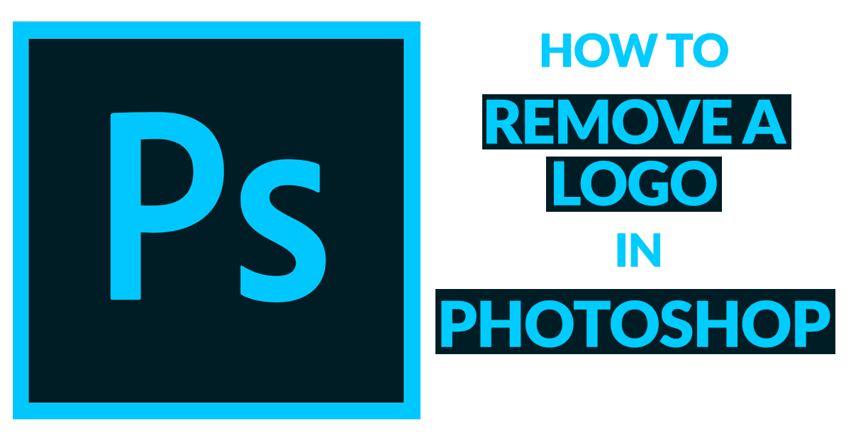 Photoshop Logo - Here is how to remove a logo from any photo in Photoshop.