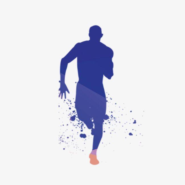 Blue Running Man Logo - Running Man Png, Vectors, PSD, and Clipart for Free Download