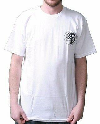 KR3W Skateboarding Logo - KR3W SKATEBOARDING MENS White Black Skraw Ska Skull Regular T-shirt ...