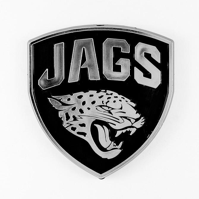 Jacksonville Jaguars Logo - NFL Jacksonville Jaguars Chrome Shield Logo Emblem