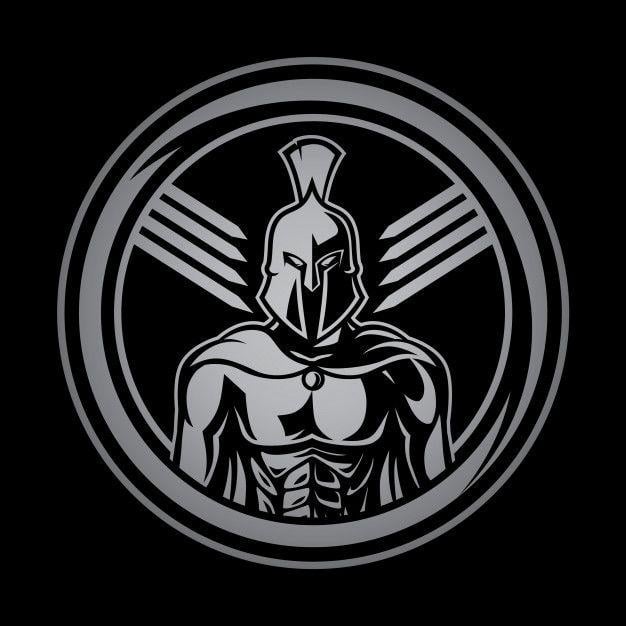 Spartan Warrior Logo - Spartan warrior sports fitness logo Vector