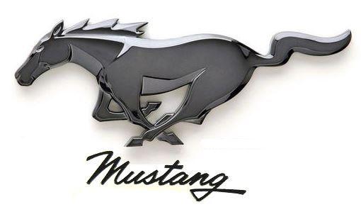 Ford Mustang Pony Logo - 2005-2015+ Ford Mustang 1/4 Zip Fleece w/ Pony Logo & Script - Black