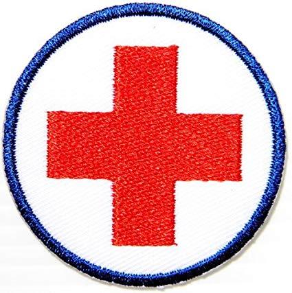 Army Red Cross Logo - American Red Cross badge foursquare Medic First Aid