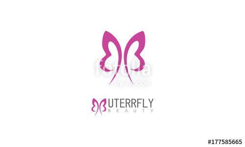 Butterfly Beauty Logo - Butterfly beauty logo