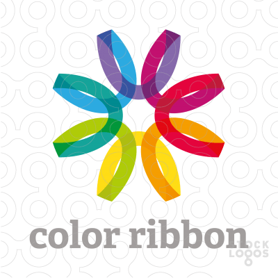 Rainbow Ribbon Logo - 40 rainbow colored logo designs | Design reference | Logo design ...