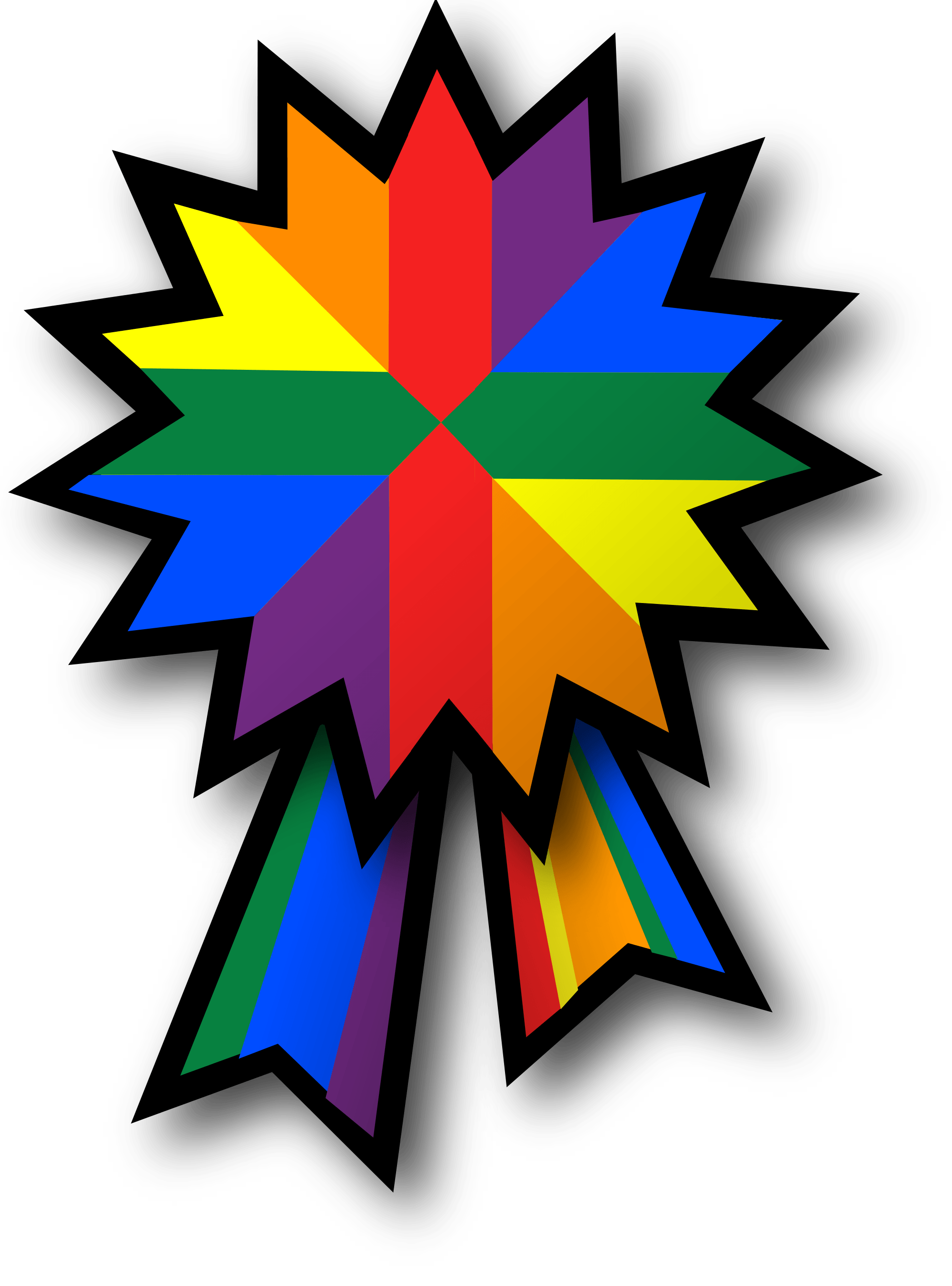 Rainbow Ribbon Logo - File:Rainbow ribbon.svg - Wikimedia Commons