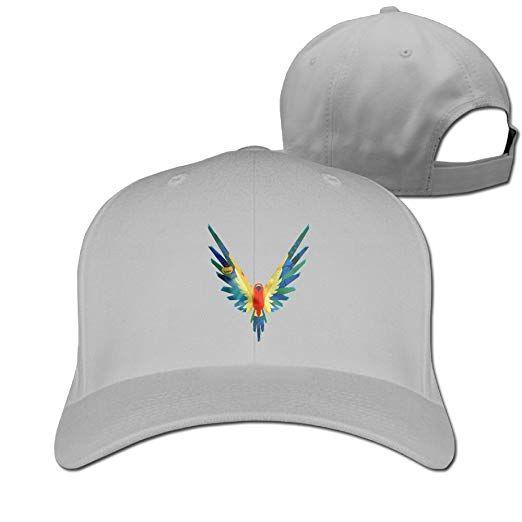Cool Neff Logo - Addie E. Neff Halloween Parrot Logo Cool Unisex Hat Wing Graphic