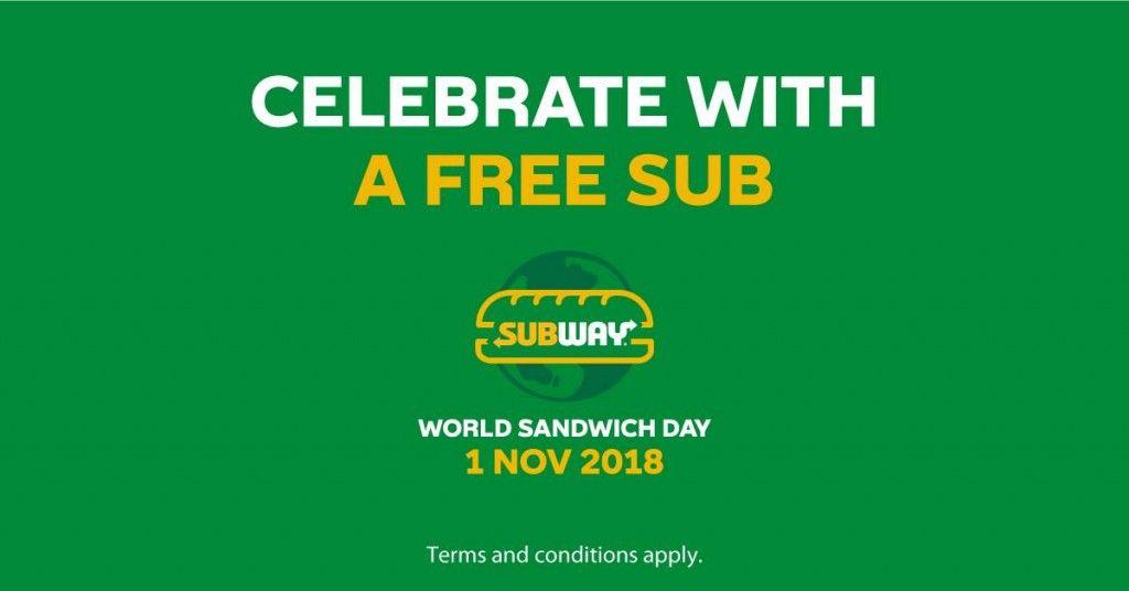 Subway 2018 Logo - Subway Malaysia Is Having A Buy One Free One Promotion On 1 November