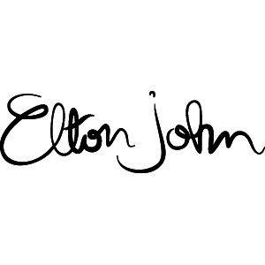 Elton John Logo - Passion Stickers - Music Decals - Elton John Logo Wallstickers