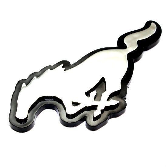 Ford Mustang Pony Logo - Ford Mustang Pony Logo Chrome 3d Emblem-badge for Car-truck Hood ...