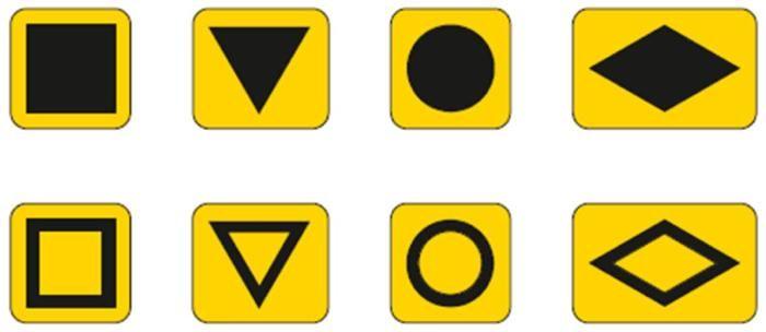 Black N Yellow Circle Logo - New Emergency Diversion Routes & Symbol Signage for M50 -