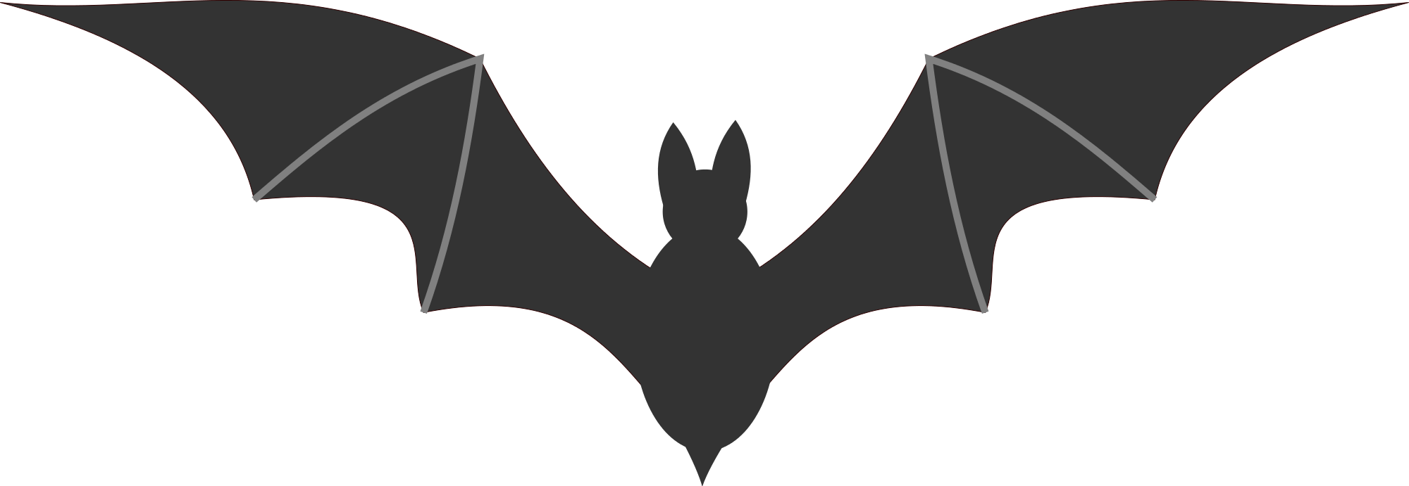 Gray Bat Logo - File:Bat icon.svg - Wikimedia Commons