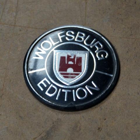 VW Wolfsburg and Logo - VW Volkswagen Wolfsburg edition fender emblem Jeffa Golf – Nostalgic ...