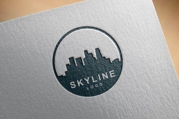 Skyline Logo - City Building Skyline Logo 3 Version ~ Logo Templates ~ Creative Market