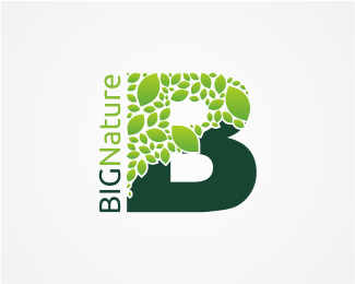 Big Letter B Logo - Big Nature Letter Logo Designed