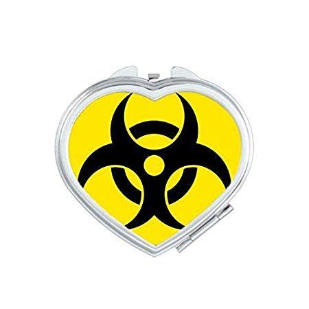 Hand in Yellow Circle Logo - Yellow Dangerous Chemical Toxic Radiation Harmful Circle Symbol ...