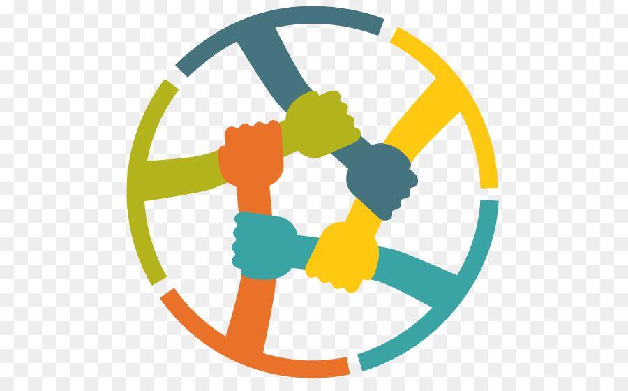 Hand in Yellow Circle Logo - Portable Network Graphics Teamwork Clip art Logo Image - helping ...