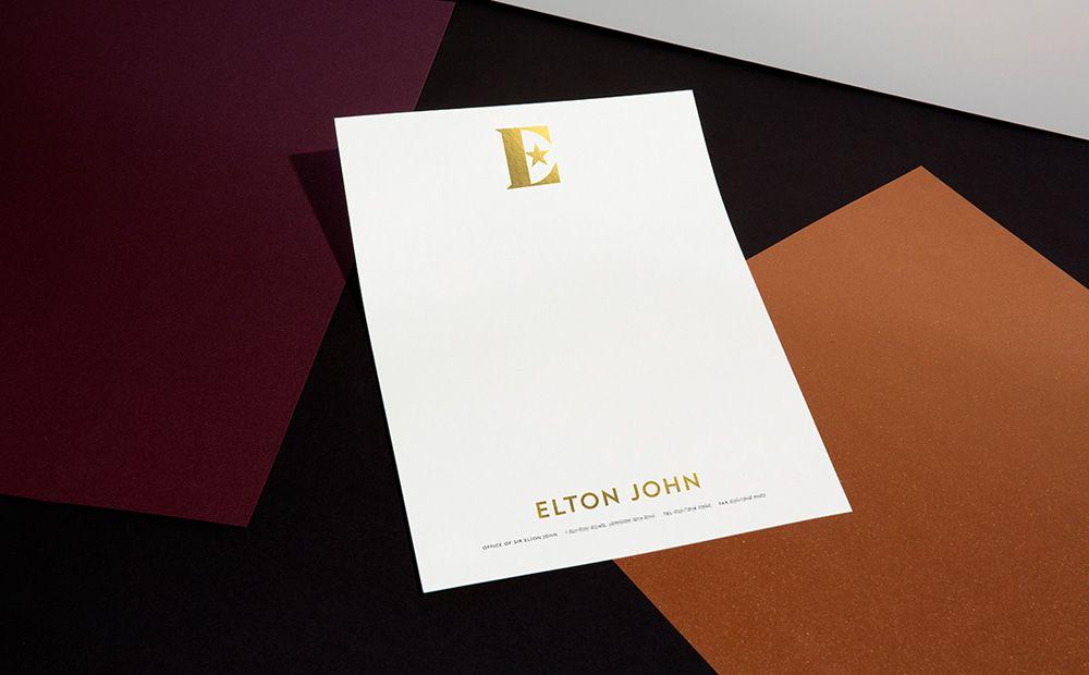 Elton John Logo - Brand New: New Logo and Identity for Sir Elton John