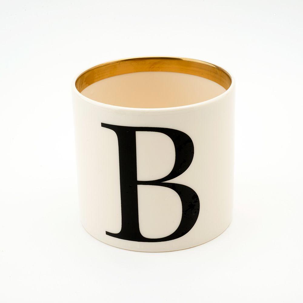 Big Letter B Logo - Baskerville letter B small pen pot - Big Tomato Company