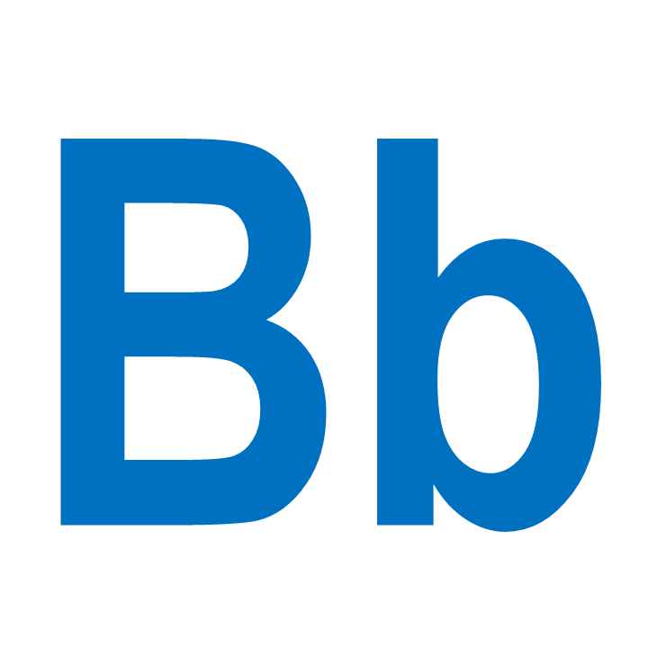 Big Letter B Logo - images of the letter b | big b little b words start with b | LETTERS ...