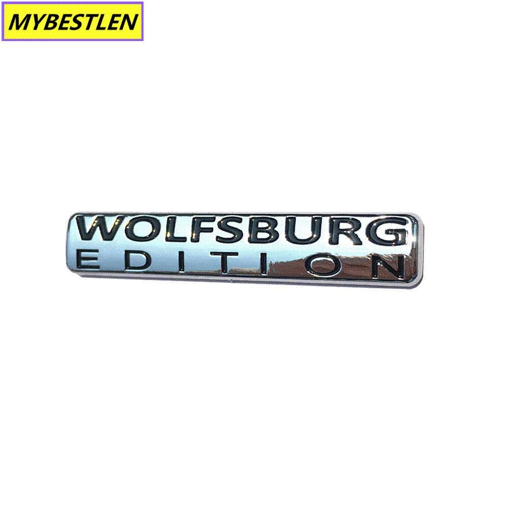 Wolfsburg Edition Logo - GR EB30 WOLFSBURG EDITION ABS Chrome Car Rear Badge Emblem