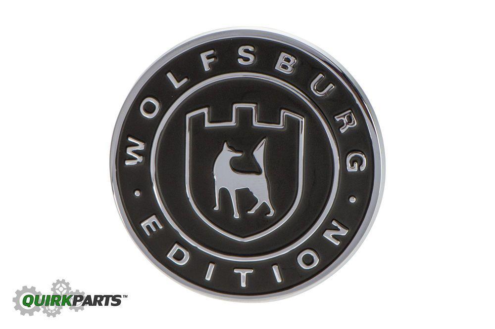 Wolfsburg Edition Logo - OEM NEW VW Volkswagen WOLFSBURG EDITION Badge Emblem Passat Golf