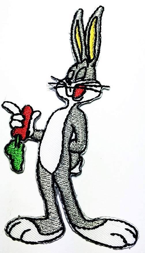 Bunny Movie Logo - Amazon.com: Bugs Bunny Rabbit Carrot Looney Tunes Movie Cartool logo ...